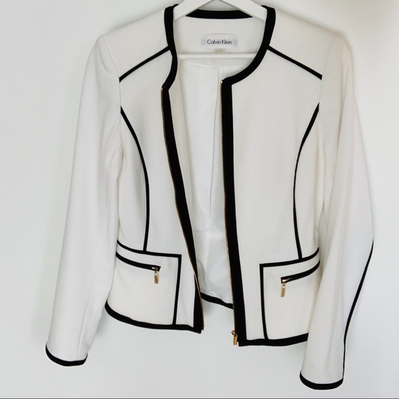 Calvin Klein Jackets & Blazers - ⚡️Price Drop⚡️Calvin Klein Black & White Jacket